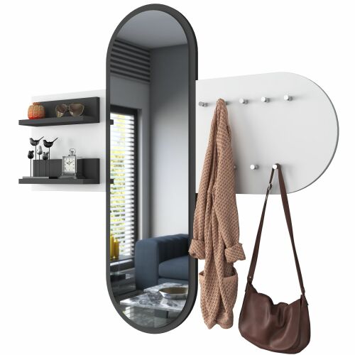 Hanah Home Előszoba állvány Fehér P3 - 3776 164461145 - Előszoba garnitúra