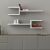 Hanah Home Fali polc White Fork - fehér 164461280