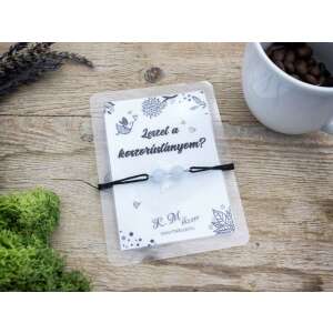 Leszel a koszorúslányom? Kalcedon Angyal Karkötő ajándékkártyával - Nőknek