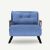Atelier Del Sofa 1 üléses kanapéágy Kék Sando Single - Kék 164464343