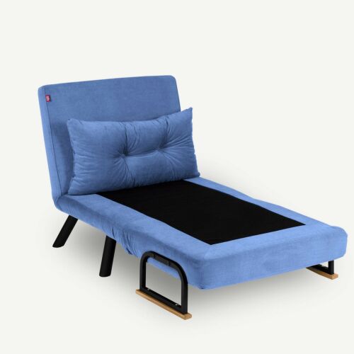 Atelier Del Sofa 1 üléses kanapéágy Kék Sando Single - Kék 164464343 - Fotel