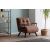Atelier Del Sofa 1-üléses kanapéágy Világosbarna Sando Single - Világosbarna 164464483