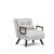 Atelier Del Sofa Sando Single 1 személyes kanapéágy - Teddy szövet - Szürke 164464644