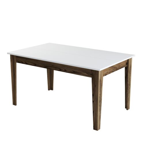 Hanah Home Étkezőasztal Diófehér Milan 514 - Dió, Fehér 164465871 - Konyha bútor