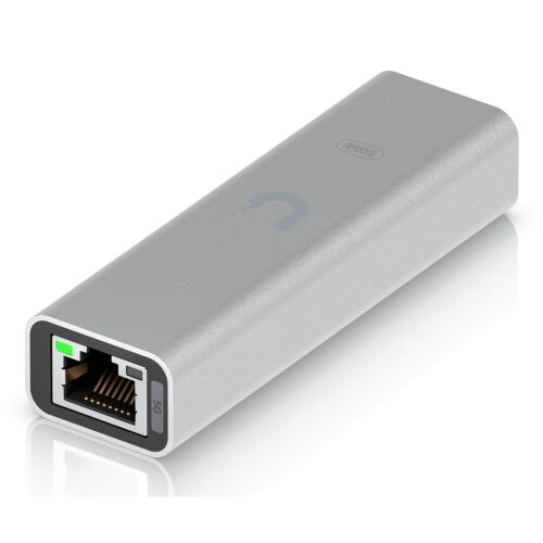 Szögletes nézet Ubiquiti UACC-Adapter-RJ45-USBC-5GE 5GbE Ethernet Adapterről - Műszaki cikk és elektronika