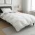 vidaXL Paplan 140 x 220 cm 100% Pamut Fehér 164563432