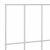 vidaXL Kertkerítés panel 24 db 50 x 30 cm Horganyzott Acél Ezüst 164565967