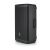 JBL EON715 PA hangszóró ferde nézete ráccsal, oldalsó fogantyúval és JBL logóval az előlapon