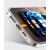 Honor X5C Plus / X5C 4G átlátszó telefontok alsó élének közeli képe, pontos kivágásokkal a portokhoz és egy autóterv látható a telefon képernyőjén.