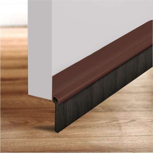 Ajtószigetelő Kefe - Barna - 1m