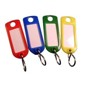 Kulcsjelölő feliratozható műanyag vegyes színű (5 db) 3934636 50634900 Kulcstartó