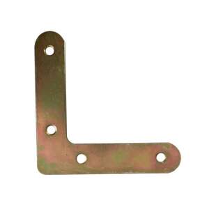 Ablakszegletvas 80 x 80 / 1 mm sárga horgany (ET) 3254052 - Sarokvas & Szegletvas