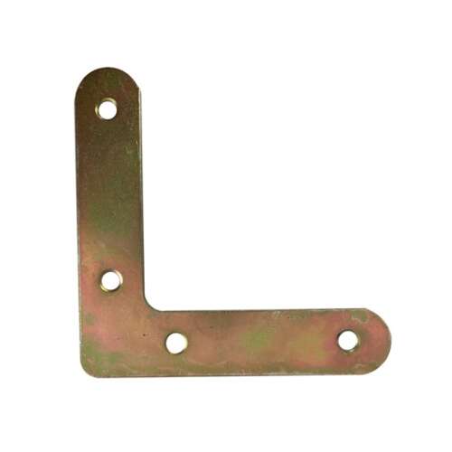 Ablakszegletvas 80 x 80 / 1 mm sárga horgany (ET) 3254052