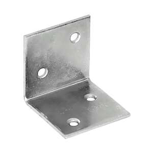 Horganyzált sarokvas 40 x 40 x 40 mm, 1,5 mm vastagság, 4 lyuk - Sarokvas & Szegletvas