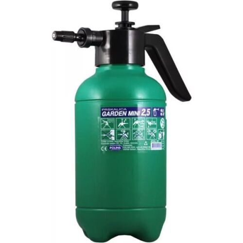GARDEN 2,5 L kézi permetezőgép növényápoláshoz és kártevőirtáshoz, zöld műanyag, ergonomikus kialakítás - Permetező
