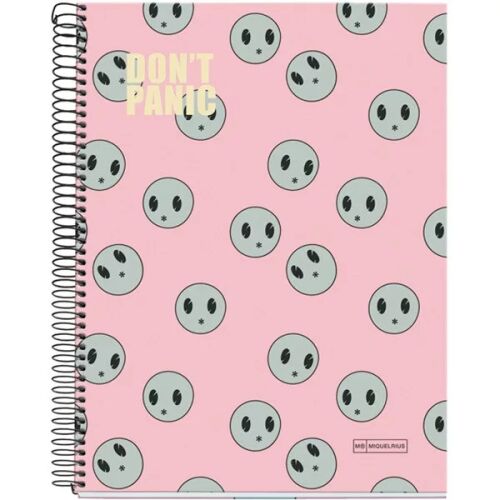 Miquelrius Dont Panic A4 4x35 lap vonalas spirálfüzet 164667367 - Füzet