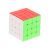 MoYu 4x4 Rubik kocka megoldott piros, fehér és zöld oldalakkal, ferde nézetben