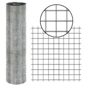10 x 1 méteres horganyzott ponthegesztett drótháló, 25 x 25 mm-es szemméret, 1 mm-es drótátmérő - JKH