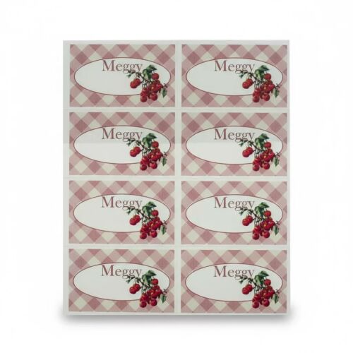 Meggy befőttes címke 24db-os 164670092 - Háztartási papírtermék