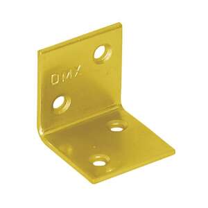 Szegletvas, 30 x 30 x 30 mm, 1,5 mm vastagság, cink bevonattal, 4 lyukkal - Sarokvas & Szegletvas