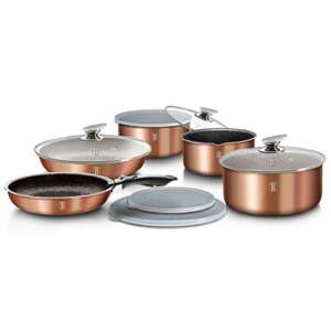 Berlinger Haus BH-1591 Metallic Rosegold Edition 12-teiliges Geschirrset
