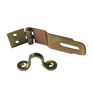 Horganyzott díszes lakatpánt zsanérral és kampóval, 70 + 35 / 25 mm - JKH