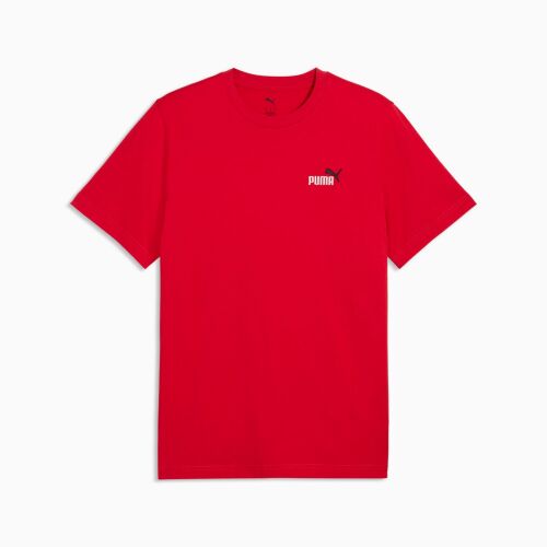 Puma ESS 2 COLOR SMALL NO.1 LOGO férfi póló piros 68471711 r L 164819508 - Férfiaknak