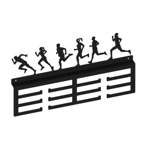 WS80 éremtartó, RUNNING, fekete strukturált 164883599 - Díj és serleg