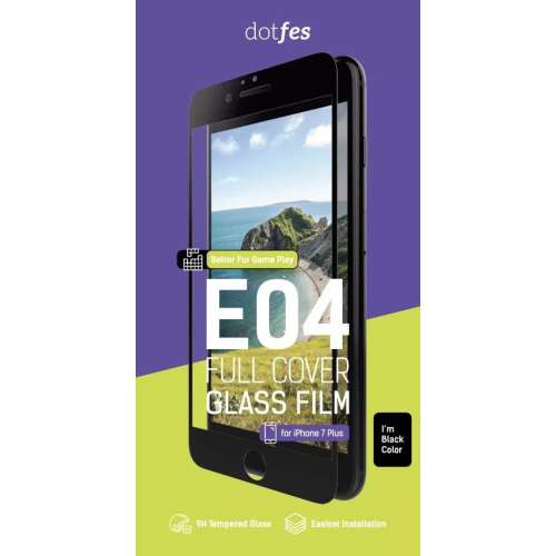 Dotfes E04 iPhone 6 6S (4,7") fehér 3D előlapi prémium üvegfólia 44774752