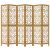 6 paneles barna tömör császárfa térelválasztó 180064050