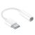Huawei CM20 USB-C - 3,5 mm-es jack audio adapter fehér színben, ferde nézet
