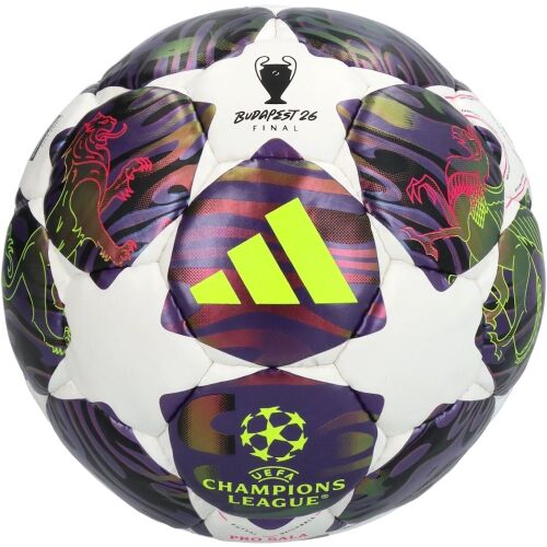 Adidas UCL 25/26 Final Pro Sala futball labda, lila/fehér, 5-ös méret 164932044 - Focilabda