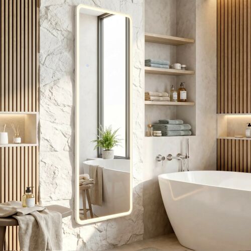 LED Classico Tükör 50x160cm Fehér 180834064 