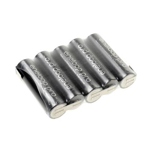 Eneloop XX ceruza (AA) újratölthető akkumulátor csomag, 6V, 2500mAh, NiMH, Z-forrfüllel, nagy áramfogyasztású készülékekhez, például digitális fényképezőgépekhez - TV és szórakozás