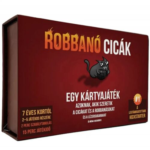 Robbanó cicák társasjáték 165003542 - Asmodee