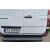 Fehér Mercedes Sprinter W906 hátulról, a krómozott lökhárító csíkkal felszerelve.