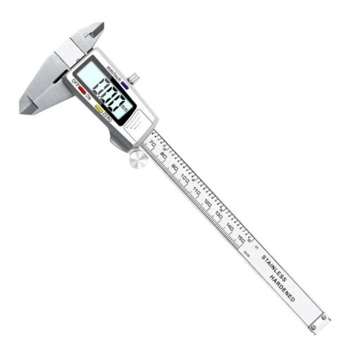 Elektronikus digitális LCD tolómérő precíziós rozsdamentes acélból 150 mm 165061141 - LEAN