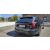 Fekete Volvo V90 2016+ króm csomagtér csíkkal, dinamikus hátsó háromnegyed nézet
