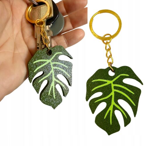 Kulcstartó Kulcstartó Medál Ajándék MONSTERA