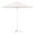 vidaXL Ernyő állvány Fehér Acél for 25-32 mm Pole 165258048