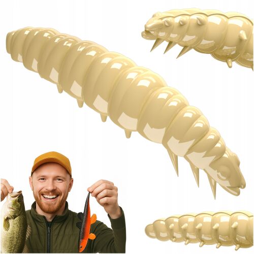 LIBRA LURES LÁRVA 3,5 CM 005 SAJTOS ÜVEG 12 DB KRILL 165295567 - Gumicsali és twister