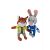 Zootopia Judy Hopps és Nick Wilde plüss kulcstartók, 20 cm, együtt állva, elölnézet