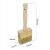 Gold Tools 70 mm-es lapos tapétaecset természetes sörtékkel és méretmegjelölésekkel festéshez és díszítéshez
