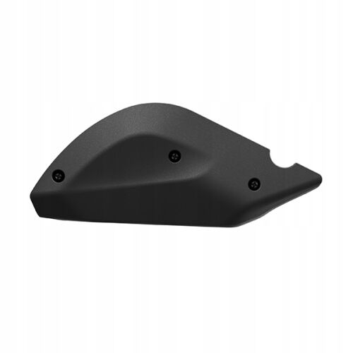 Shimano STEPS DC-EP800-A bal motorburkolat e-bike-okhoz, fekete színű, szögből nézve, sima fehér háttér előtt - Elektromos kerékpár alkatrész