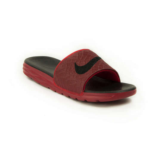 Nike Benassi Solarsoft Férfi Papucs #fekete-piros 31355904