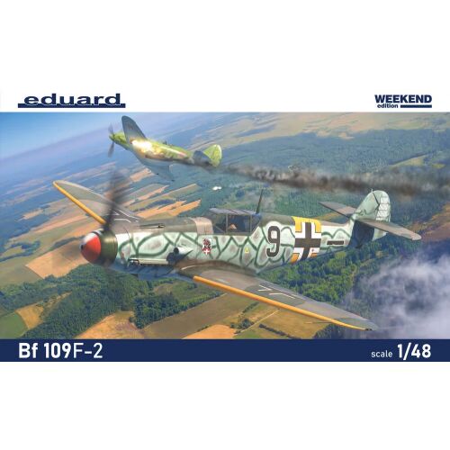 Eduard Plastic Kit Bf 109F-2 1:48 (84212) 165423654 - Modell és makett