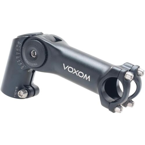 Voxom Ahead Vb3 120mm 25.4mm állítható kerékpár kormányszár fekete színben, ferde nézet - Kerékpár kormánynyak