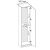 Gardrób ROJ 20 - 159,6x205x39 cm tölgy craft arany 165466797