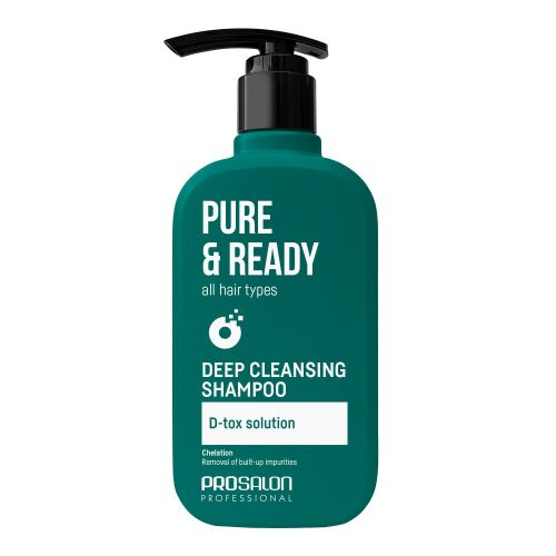 PROSALON Pure & Ready mélytisztító sampon 375 ml