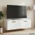 Fali TV szekrény Magasfényű Fehér 98 x 41 x 30 cm Szerelt Fa 180077075